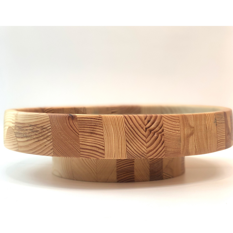 Purple Wooden tray with Epoxy art