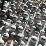 "1300 of pearls" dimensional artwork